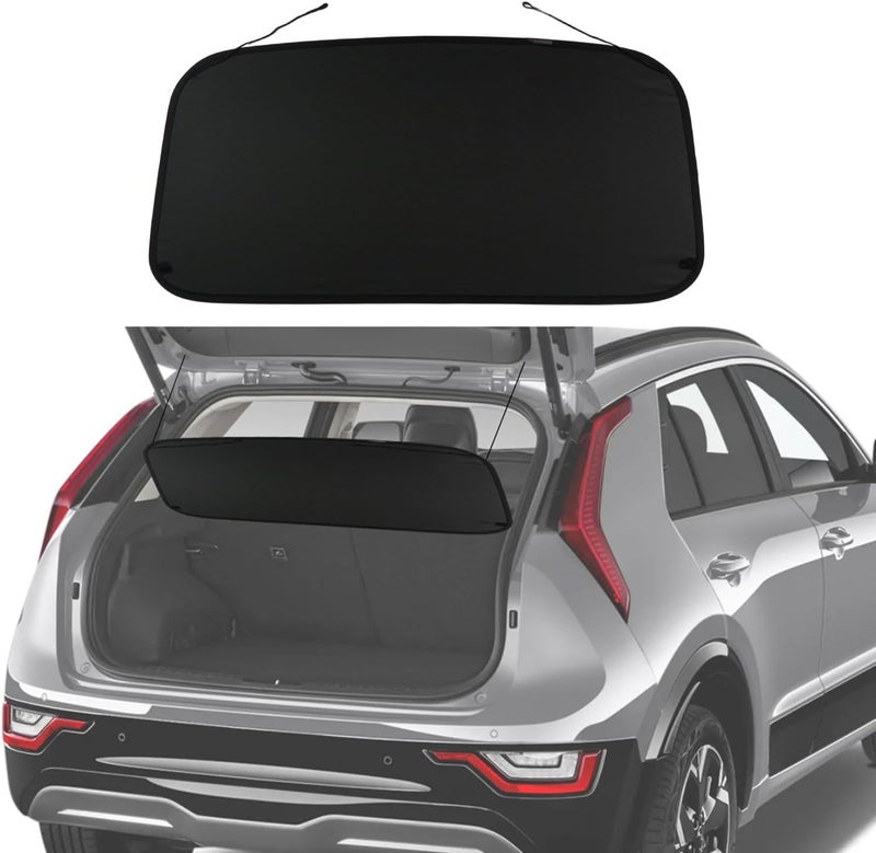 BOPARAUTO Cargo Cover for Kia NIRO Accessories & for NIRO Hybrid Accessories 2023 2024 2025 2026 Rear Black Trunk Shade Luggage Security Cover - Image 1